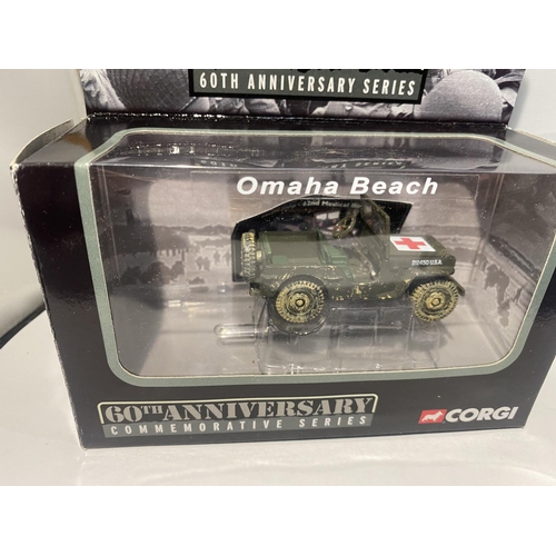 505 - FOUR BOXED CORGI MODEL TANKS FOR THE D-DAY 60TH ANNIVERSARY SERIES