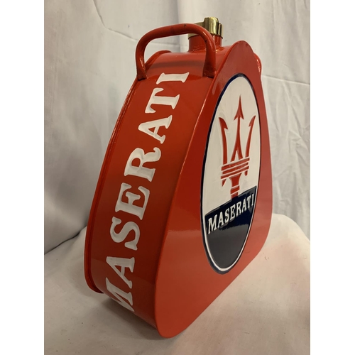 50A - A MASERATI FUEL CAN WITH BRASS STOPPER