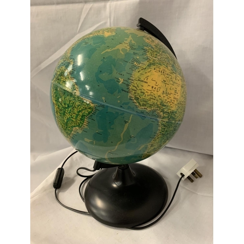 63 - AN ELECTRIC LIGHT UP GLOBE