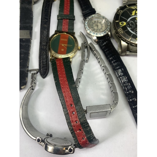 518 - THIRTEEN VARIOUS FASHION WATCHES