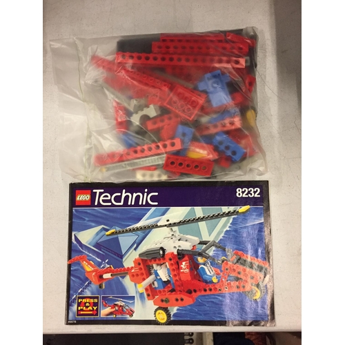 402 - A BOXED LEGO TECHNICS HELICOPTER SET 8232