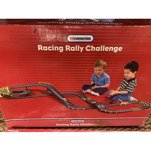 435 - TWO KID CONNECTION PLAYSETS TO INCLUDE RACING RALLY CHALLENGE AND TRACK RACE SET