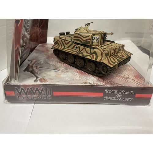 443 - A BOXED CORGI MODEL TIGER TANK FROM THE VE DAY RANGE