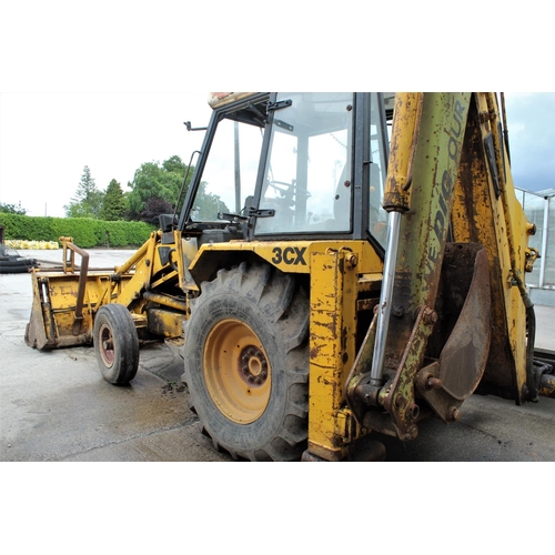 115 - JCB 3CX BACK HOE DROVE IN FROM AN ESTATE NO VAT