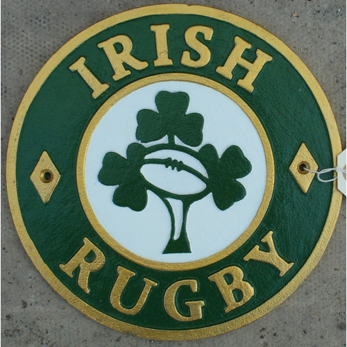 25 - IRISH RUGBY SIGN  +  VAT