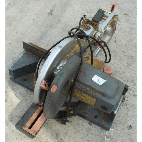 32 - CHOP SAW  NO VAT