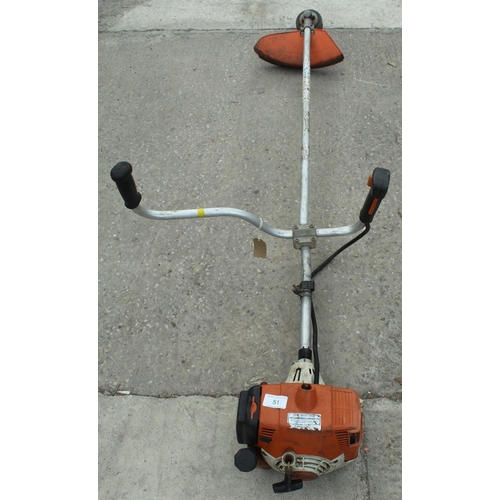 51 - STHIL  FS250 PETROL BRUSH CUTTER NO VAT