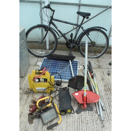 6 - SUMMERHEAD, POWERPOINT, GENTS BIKE, SOLAR PANELS ETC.  NO VAT