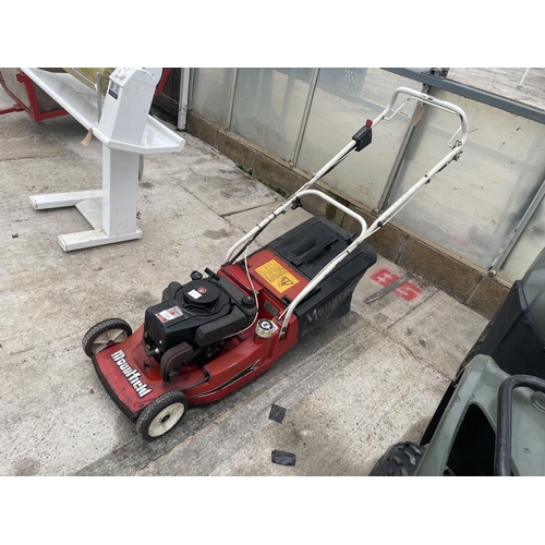 698 - MOUNTFIELD MOWER NO VAT