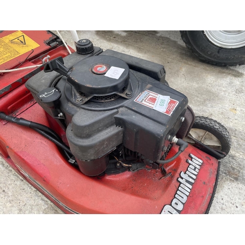 698 - MOUNTFIELD MOWER NO VAT