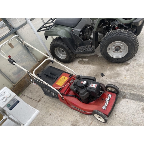 698 - MOUNTFIELD MOWER NO VAT