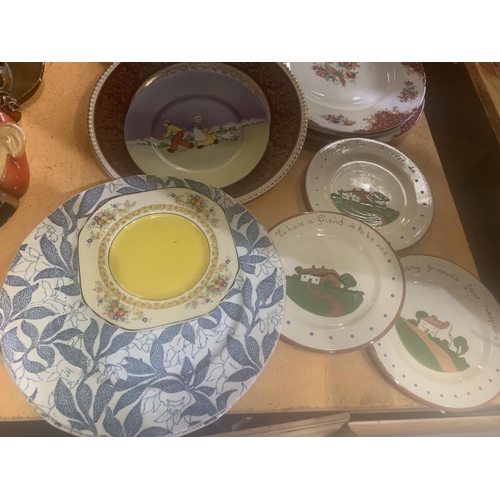 266 - A COLLECTION OF VARIOUS COLLECTABLE PLATES