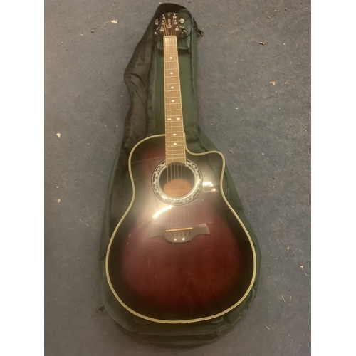 278 - A CRAFTER ELECTRIC/ACCOUSTIC GUITAR
