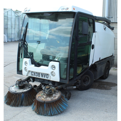 108 - JOHNSTON SWEEPERS GX08 NVD ROAD SWEEP NO VAT