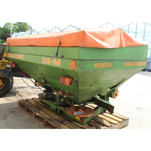 112 - AMAZONE TWIN DISC FERTILIZER SPREADER NO VAT