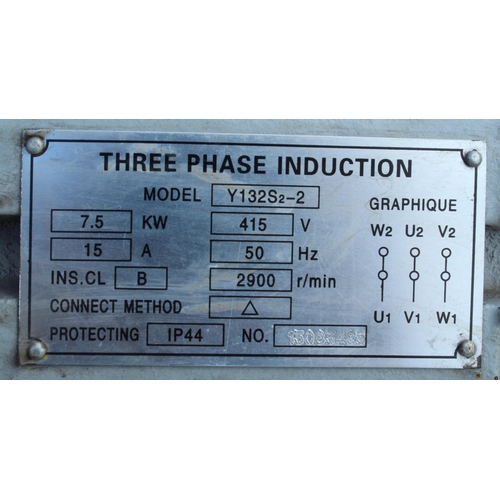 147 - A JEFFERSON 3 PHASE COMPRESSOR +VAT