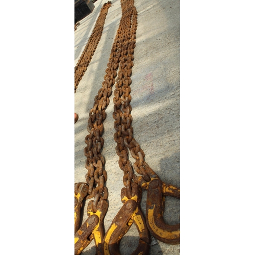 58 - SET OF BROTHER CHAINS APPROX 14' LONG NO VAT