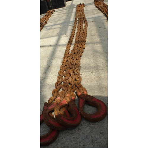 59 - SET OF BROTHER CHAINS APPROX 10' LONG NO VAT