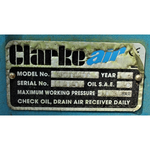 69 - CLARKE INDUSTRIAL AIR COMPRESSOR NO VAT