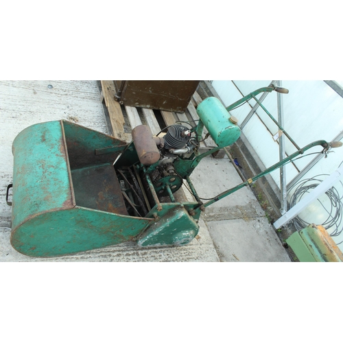 8 - QUALCAST 2 STROKE MOWER NO VAT