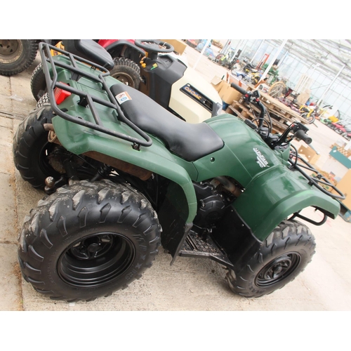 98 - YAMAHA 350 GRIZZLY QUAD 2017 4 WHEEL DRIVE STARTS RUNS & DRIVES AUTOMATIC WINCH FITTED NO VAT