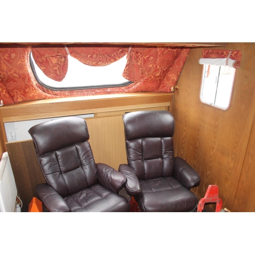 134 - AN EQUINOX TRIPLE AXLE PROFESSIONAL CONVERSION TO A GLAMPING TRAILER WITH SPACE FOR A HARLEY DAVIDSO... 