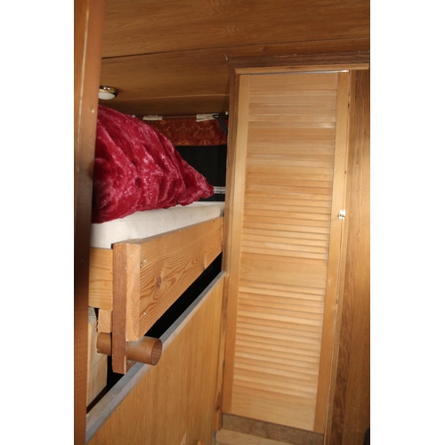 134 - AN EQUINOX TRIPLE AXLE PROFESSIONAL CONVERSION TO A GLAMPING TRAILER WITH SPACE FOR A HARLEY DAVIDSO... 