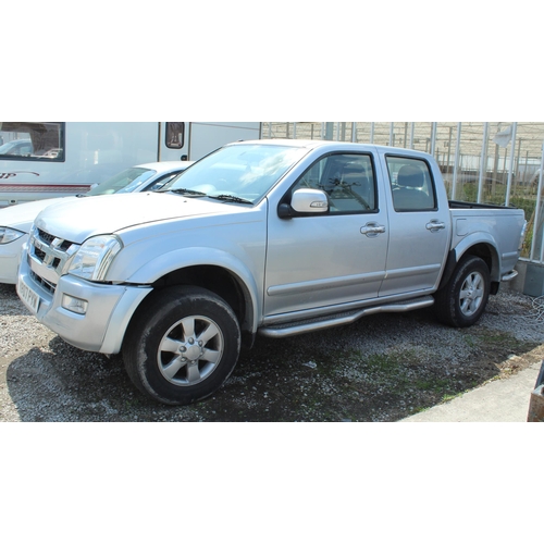 154 - ISUZU RODEO DENVER MAX TD I-C PICK UP- YP07 PYM DIESEL   MOT JANUARY 2022 ALL VEHICLES ARE SOLD WITH... 