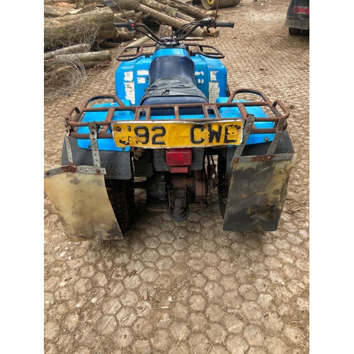 107 - YAMAHA MOTO 4 QUAD COMPLETE WITH LOG BOOK -KEY IN THE PAY OFFICE NO VAT