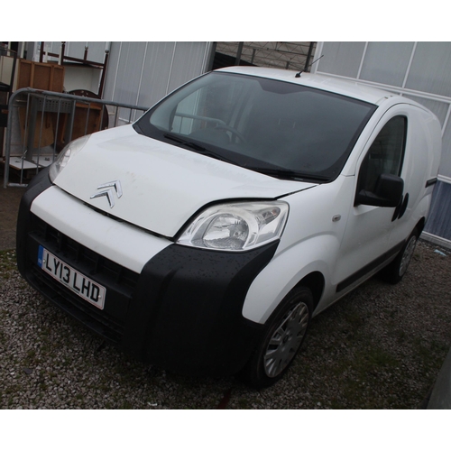 157 - CITROEN NEMO 660 ENTERPRISE VAN REG LY13 LHD 98000 MILES SOLD AS A NON RUNNER BELIEVED TO BE AN ELEC... 