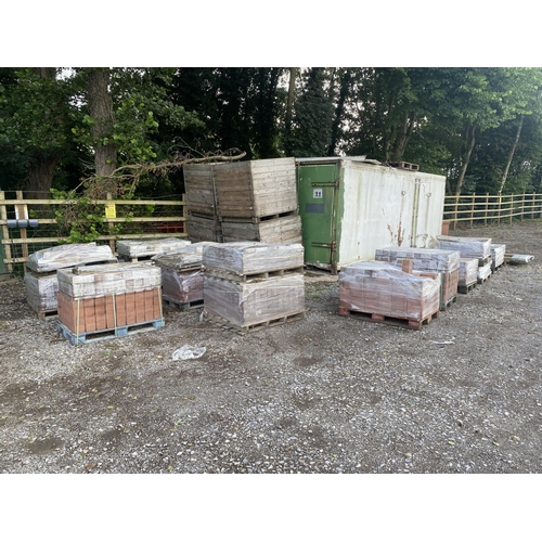 737 - 9 PALLETS OF VARIOUS BRICKS & BLOCKS + VAT