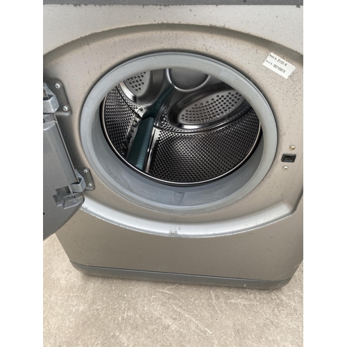 1899 - A SILVER HOTPOINT 5KG WASHER DRYER