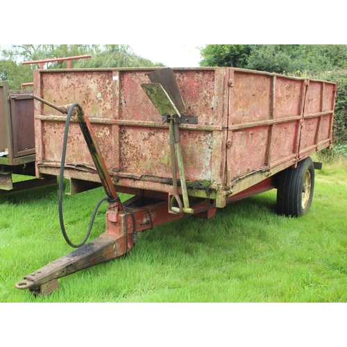 104 - TIPPING TRAILER  13'  LONG X 7' WIDE  + VAT