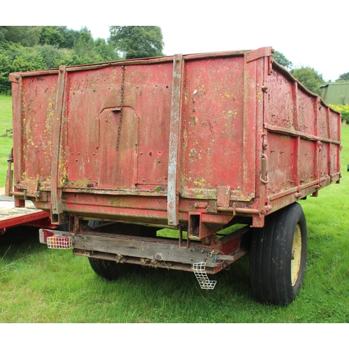 104 - TIPPING TRAILER  13'  LONG X 7' WIDE  + VAT