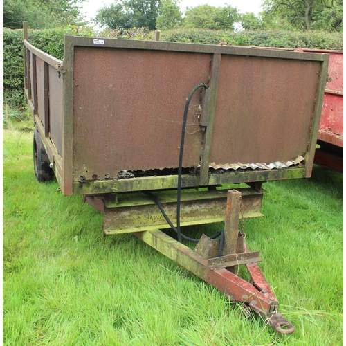 104A - 3 WAY TIPPING TRAILER  12' LONG X 8' WIDE  + VAT