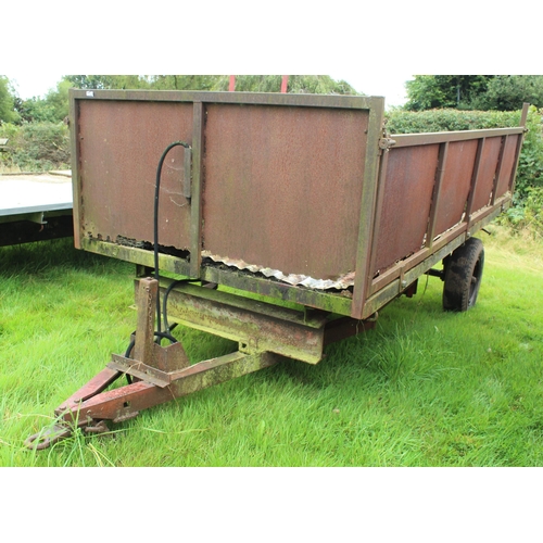 104A - 3 WAY TIPPING TRAILER  12' LONG X 8' WIDE  + VAT