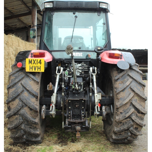 106 - SAME 105 EXPLORER 3 4 WD TRACTOR WITH MX U305 FORE END LOADER, ONE DRIVER OWNER FROM NEW, 18OOhrs.  ... 