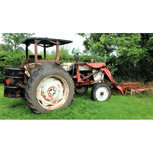 108 - DAVID BROWN TRACTOR WITH FORE END LOADER  + VAT