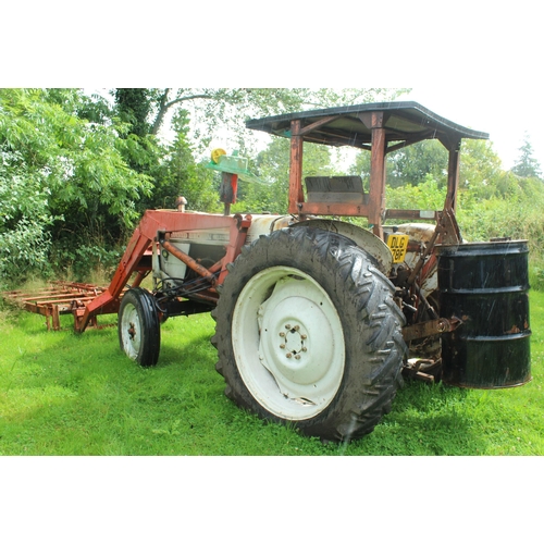 108 - DAVID BROWN TRACTOR WITH FORE END LOADER  + VAT