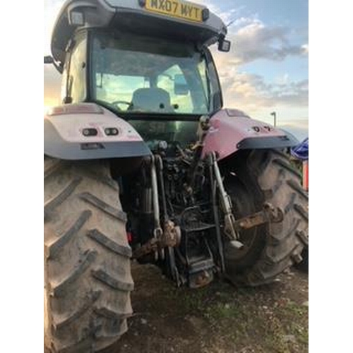 116 - SAME 120 Hi LINE 4WD TRACTOR  MX07 MYT FIRST REGISTERED IN 2007 IN GOOD WORKING ORDER, 8285 hrs.  NO... 