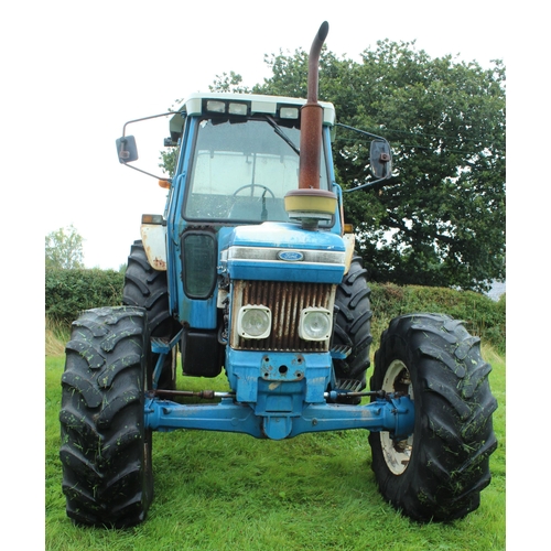 117 - FORD 7810 SERIES 2  4WD TRACTOR  F216 6952 HRS. (CLOCK STOPPED) ONE OWNER LAST 10 YEARS. MECHANICALL... 