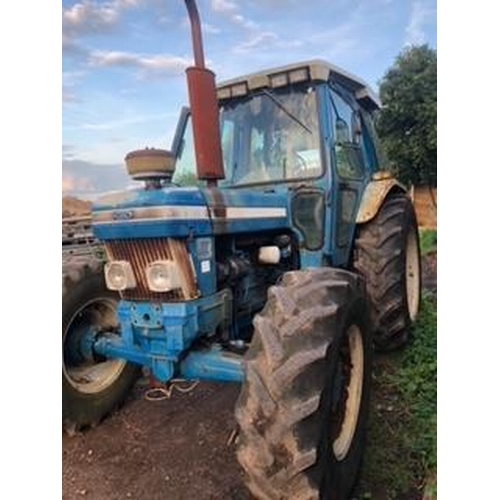 117 - FORD 7810 SERIES 2  4WD TRACTOR  F216 6952 HRS. (CLOCK STOPPED) ONE OWNER LAST 10 YEARS. MECHANICALL... 