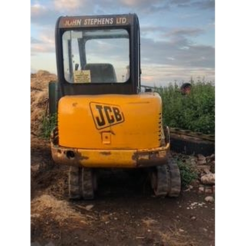 118 - JCB  803 DIGGER WITH 3 BUCKETS VGC   NO VAT