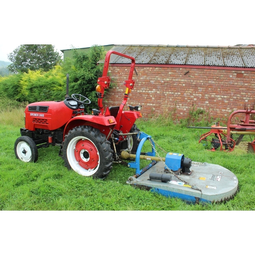 126 - SIROMER 200S TRACTOR WITH SIROMER TOPPER   NO VAT