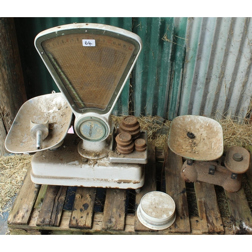 64 - FAN SCALES & WEIGHTS ETC.  + VAT