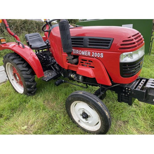 126 - SIROMER 200S TRACTOR WITH SIROMER TOPPER   NO VAT