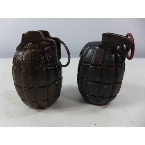 335 - TWO PRACTICE GRENADES