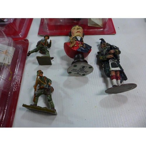 371 - FOURTEEN BOXED HAND PAINTED DEL PRADO NAPOLEONIC WAR MOUNTED FIGURES TO INCLUDE MARSHALL BLUCHER PLU... 