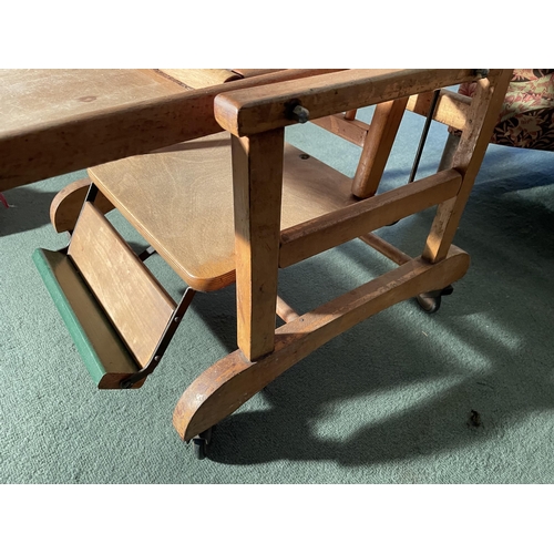 2966 - A INFANT'S METAMORPHIC HIGH CHAIR