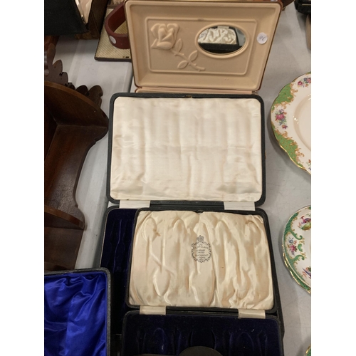 191 - A QUANTITY OF EMPTY FLATWARE BOXES